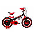 BICICLETA ARO 16 AÇO PRO-X PROREX PRETO/VERMELHO