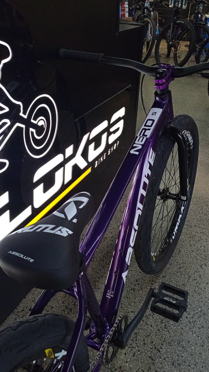 BICICLETA 26 ABSOLUTE NERO 5 GRAU SINGLE SPEED ROXO S (15)