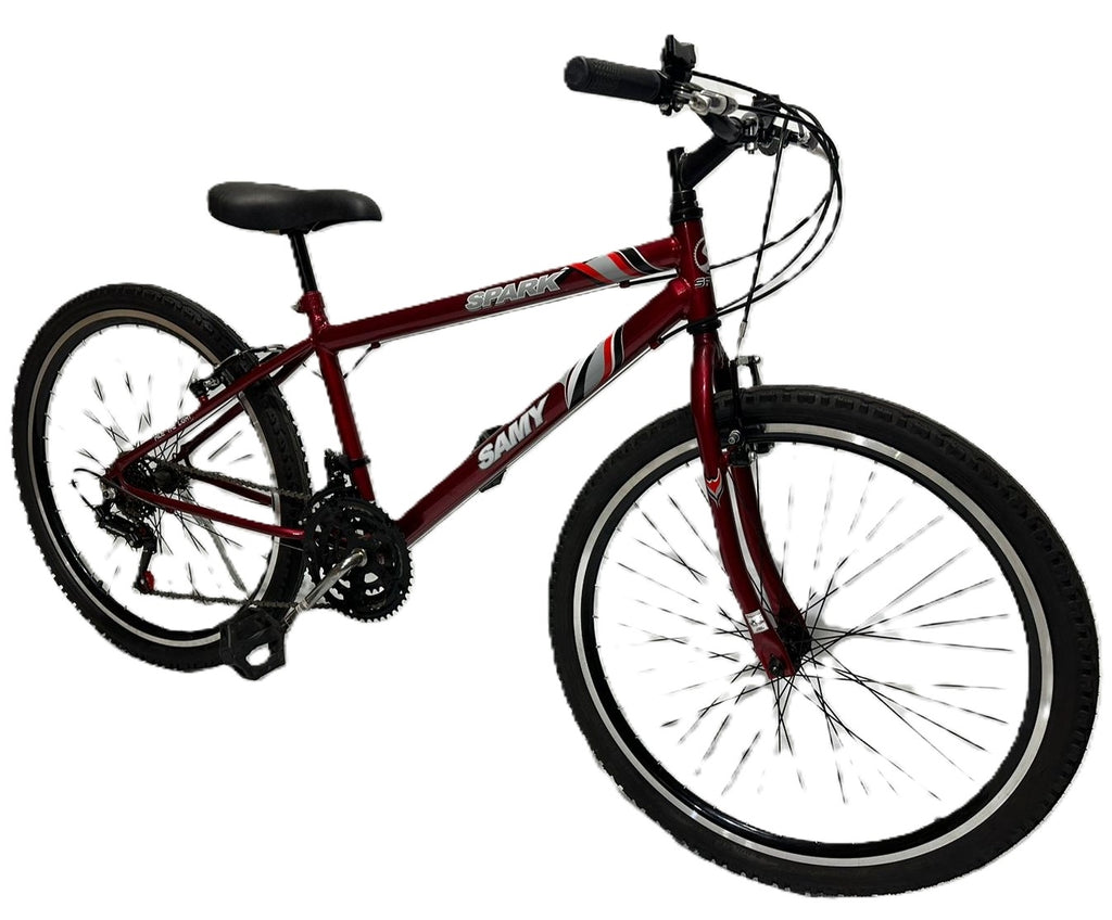 Bicicleta 26 Aço 21v C/ Aro Aero E Freio Alumínio Masculina