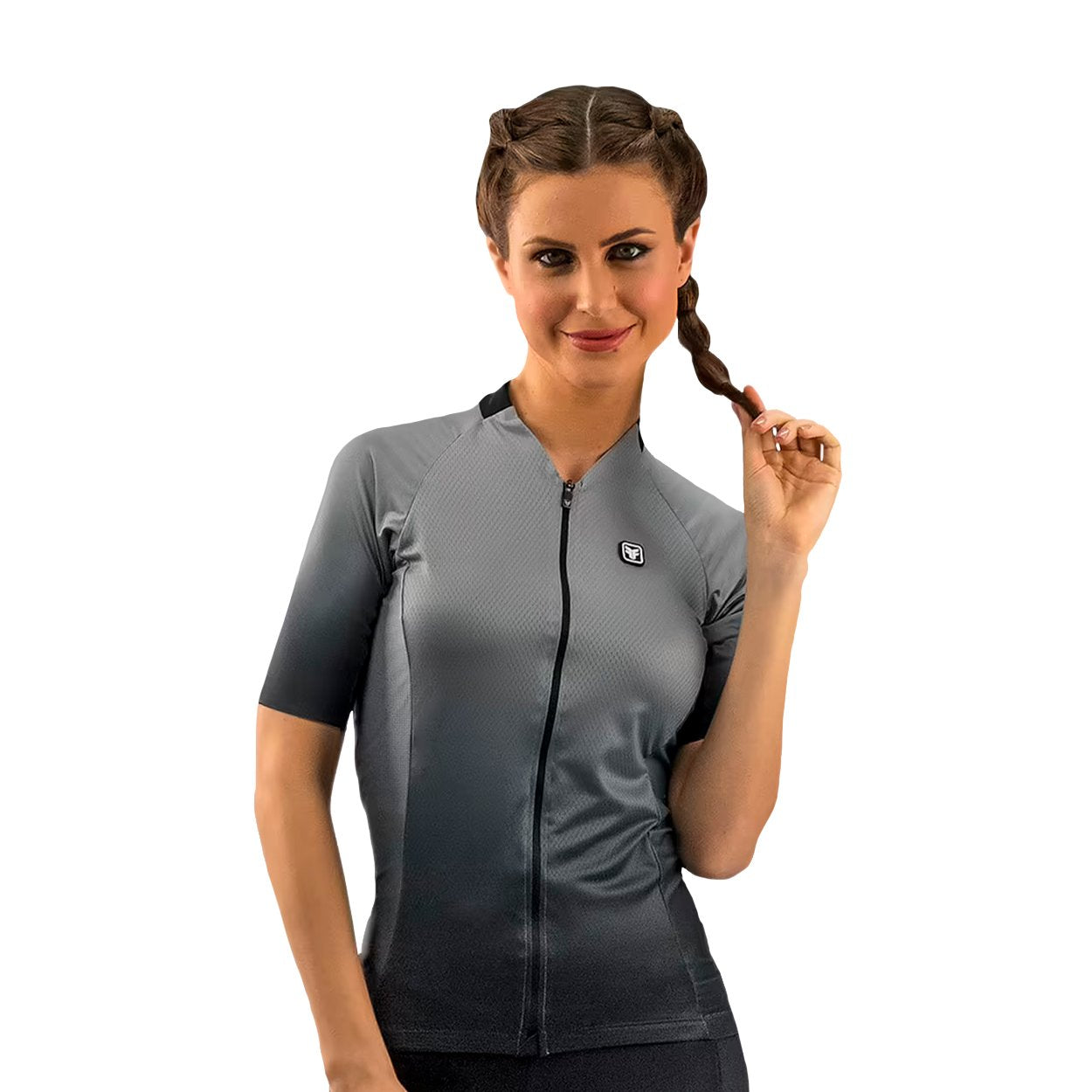 CAMISA CICLISMO FREE FORCE START ALL FIT FEMININA - CINZA - GG