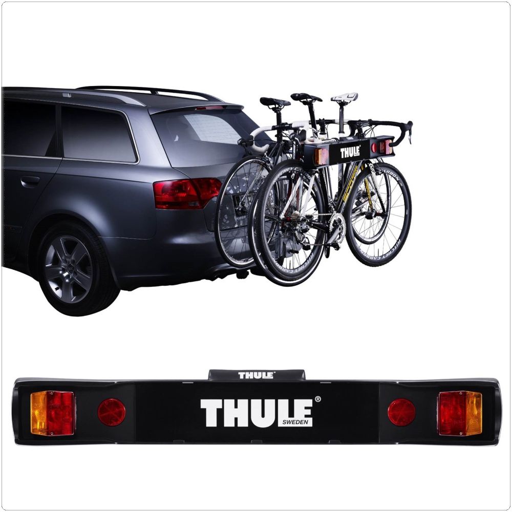 SINALIZADOR C/ SUPORTE PLACA P/ TRANSBIKE THULE (976) - PRETO