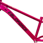 QUADRO 24 VELOFORCE FREIO A DISCO ALUMÍNIO PINK NEON