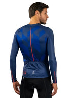 Camisa Cic. Manga Longa Free Force Training Motion  Azul - G