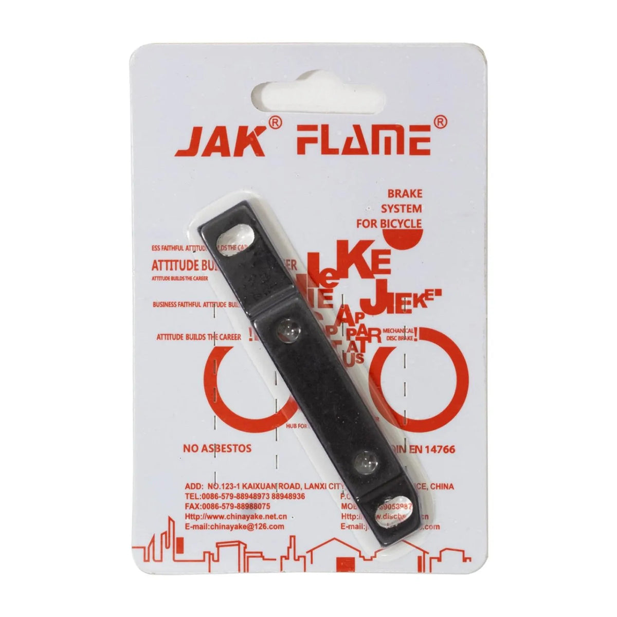 ADAPTADOR DE FREIO DIANTEIRO JAK P/ FREIO FLAT MOUNT 140MM - PRETO
