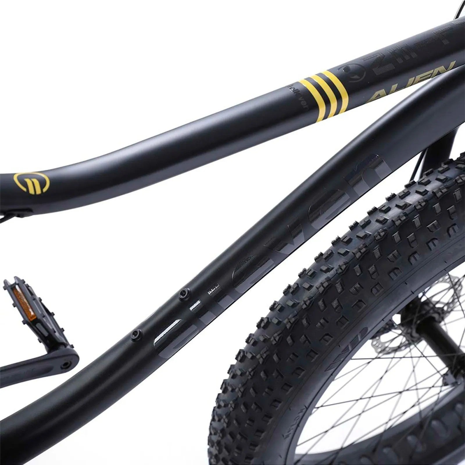 Bicicleta 26 Elleven Alien Fat Bike 21v Shimano 2023/2024 - Preto