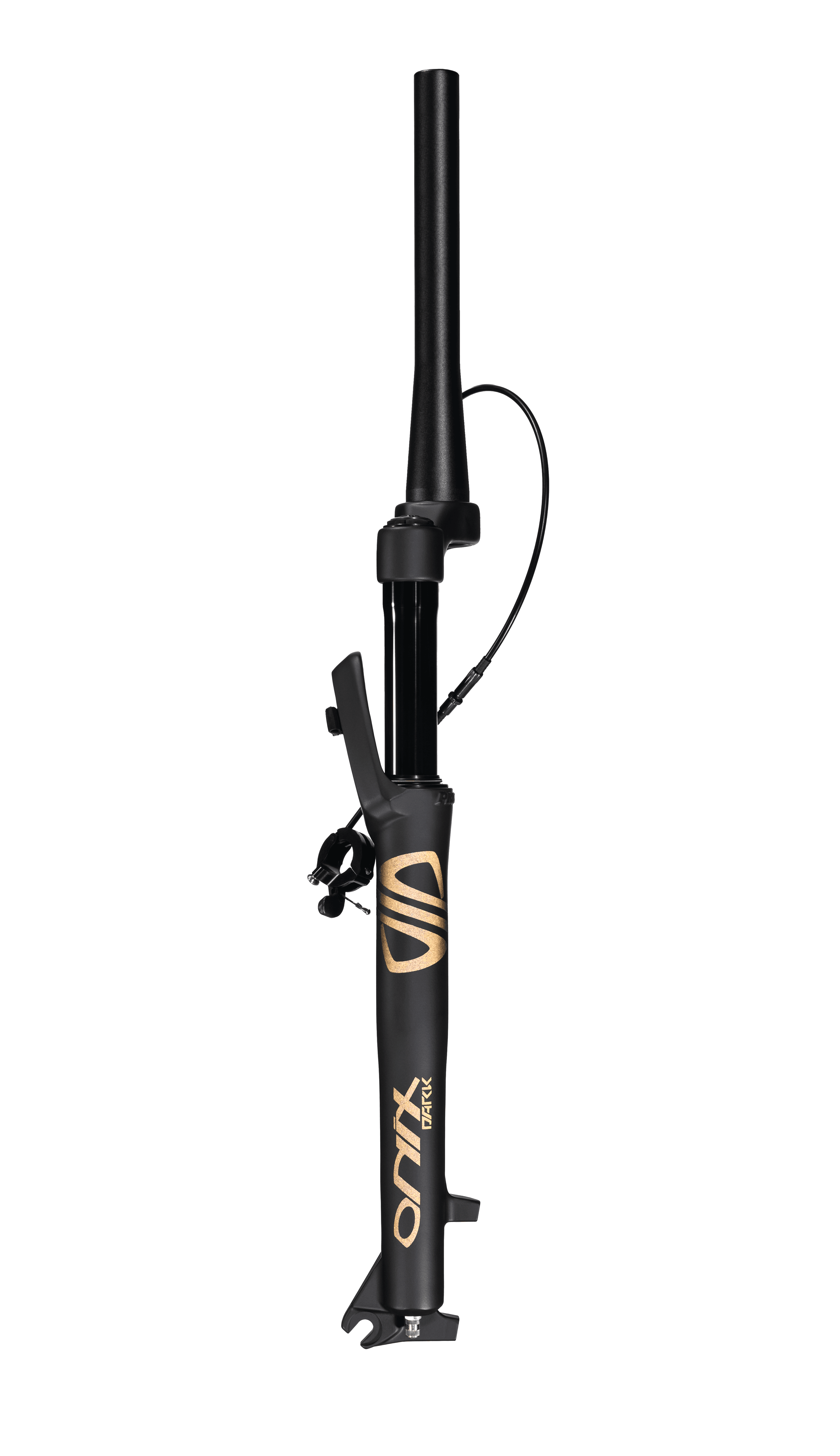 SUSPENSÃO ONIX DARK TRAVA NO GUIDÃO SPIDER ARO 29 EIXO 9X100 PRETA FOSCA - OUTLET