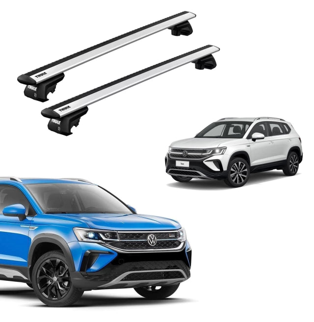 RACK DE TETO THULE WINGBAR EVO P/ VOLKSWAGEM TAOS - PRATA