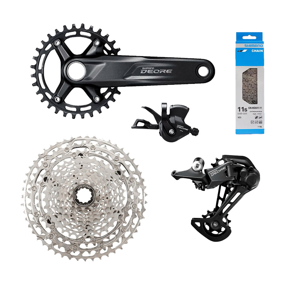 KIT TRANSMISSÃO SHIMANO DEORE M5100 SINGLE 1X11V