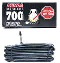 CÂMARA 700X28/32 KENDA 33MM C/ SELANTE ANTI-FURO FV VALVULA FINA