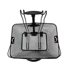 Cesta Aramada Elleven Carrinho 2 Em 1 40x30x22cm Com Alça - Preto