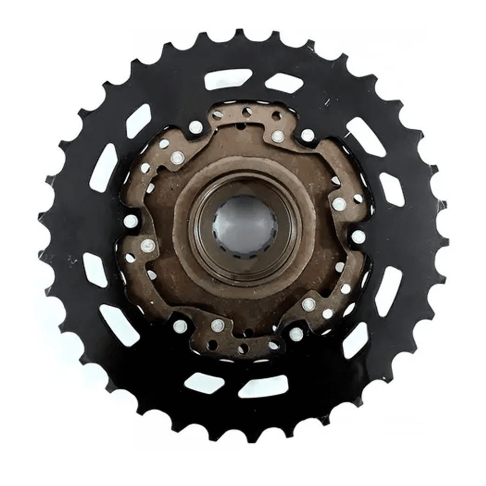 CATRACA 7V ROSCA SHIMANO TOURNEY 14X34 MF-TZ500 (21V) (AMFTZ5007434) - DOURADO