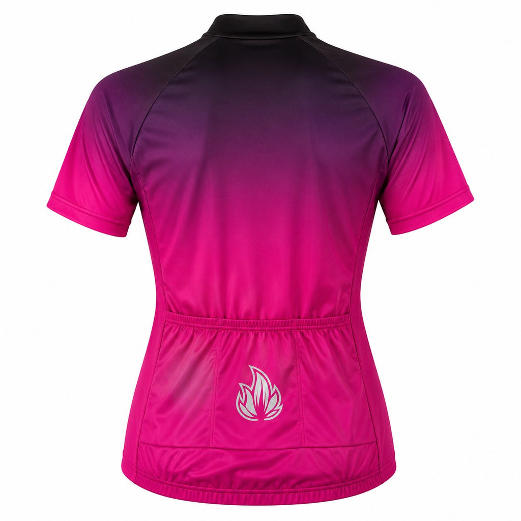 CAMISA CICLISMO FILIP DILLIS FEMININA PINK/ROXO/PRETO