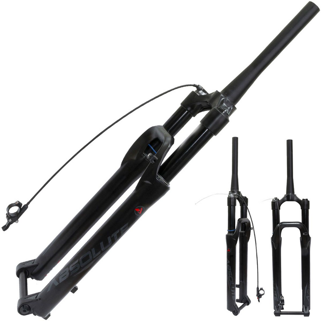SUSPENSÃO DE BICICLETA 29 AHEAD ABSOLUTE PRIME EX BOOST 120MM AIR C/TRAVA REM. - PRETO