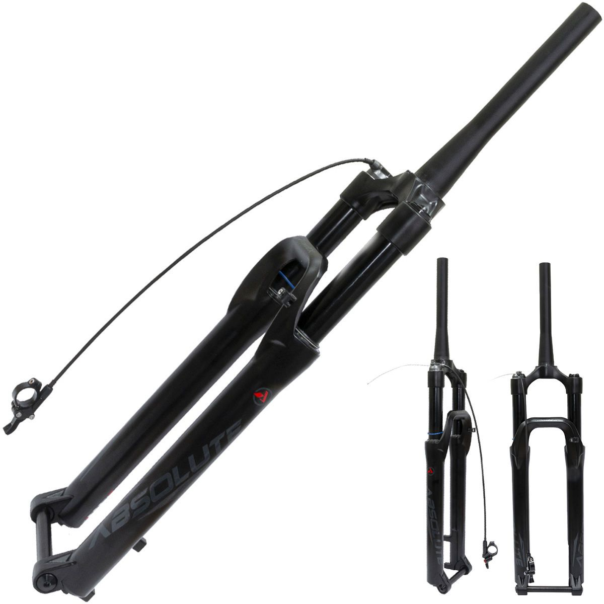 SUSPENSÃO DE BICICLETA 29 AHEAD ABSOLUTE PRIME EX BOOST 120MM AIR C/TRAVA REM. - PRETO