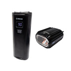 FAROL E-BIKE ELLEVEN COM BATERIA E SUPORTE 900 LUMENS RECARREGÁVEL USB - PRETO FOSCO