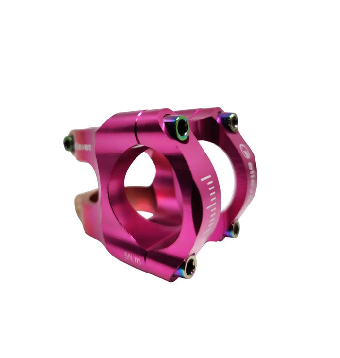 MESA AHEAD 31.8 ELLEVEN ALUMINIO CNC 35mm X 0º BICOLOR GRADIENT - PINK/DOURADO