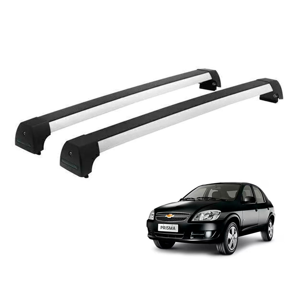 RACK LONG LIFE SPORT ALUM. PRATA P/ CHEVROLET CLASSIC/CORSA SEDAN/HATCH- 4 PORTAS (ACs-4)