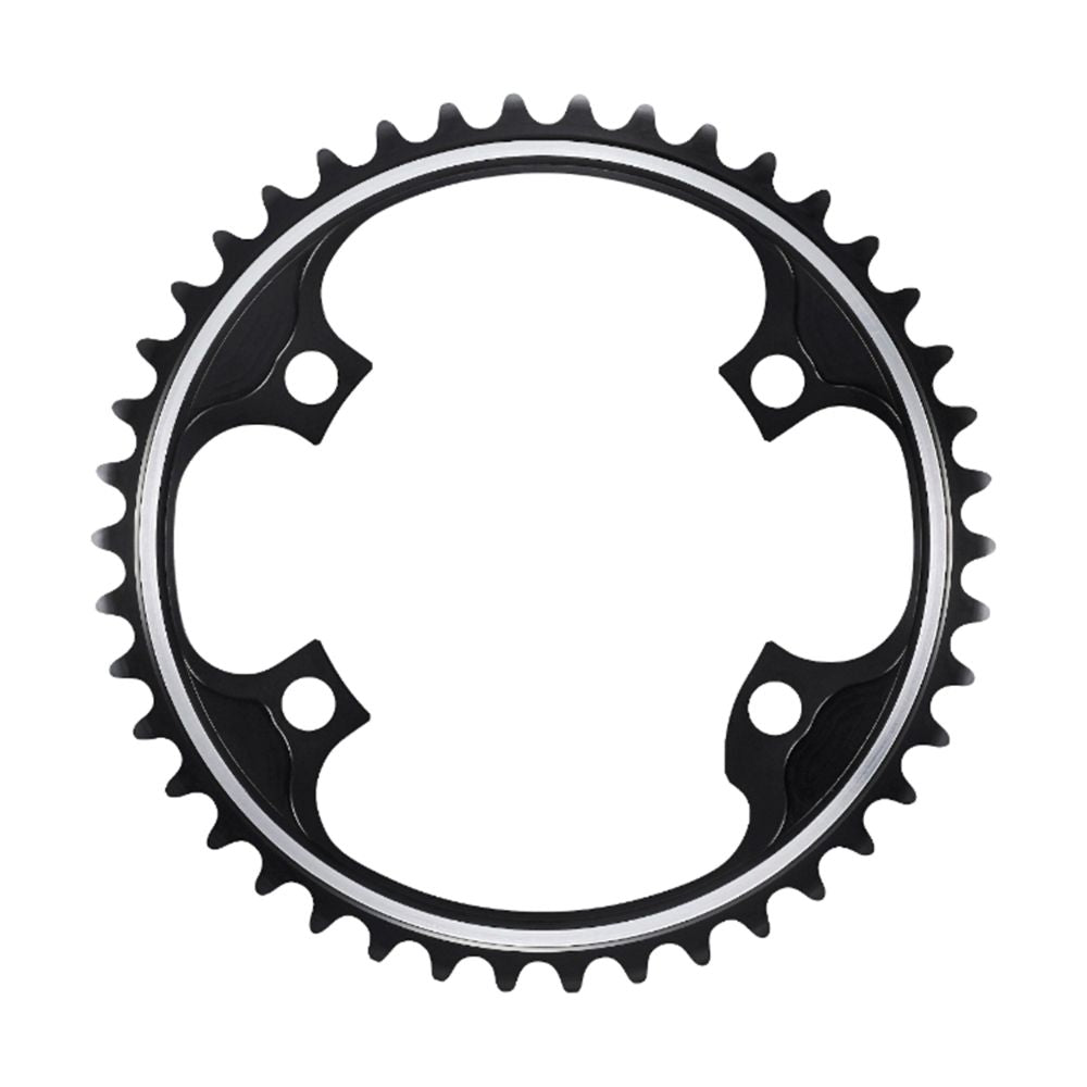 PEDIVELA SHIMANO DURA ACE FC-R9100 DUPLO 55/42D 165MM INTEGRADO 11V - PRETO - 165mm