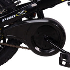 BICICLETA ARO 16 AÇO PRO-X PROREX PRETO/AMARELO