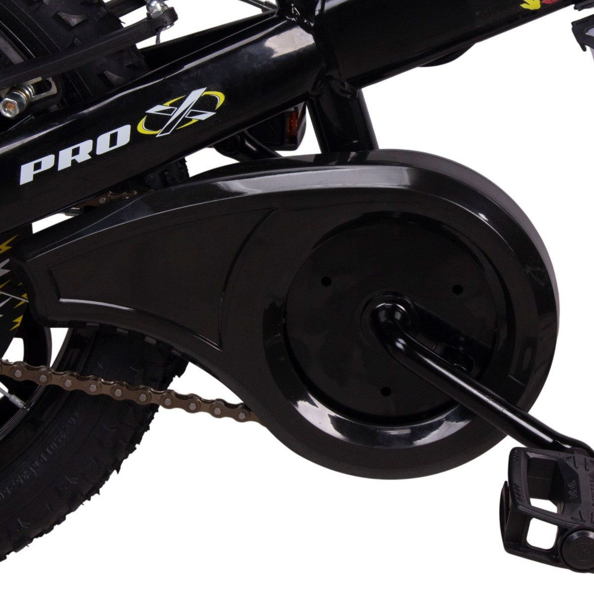 BICICLETA ARO 16 AÇO PRO-X PROREX PRETO/AMARELO