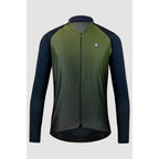 Camisa Ciclismo Free Force Start Manga Longa Gradient Olive Peluciada
