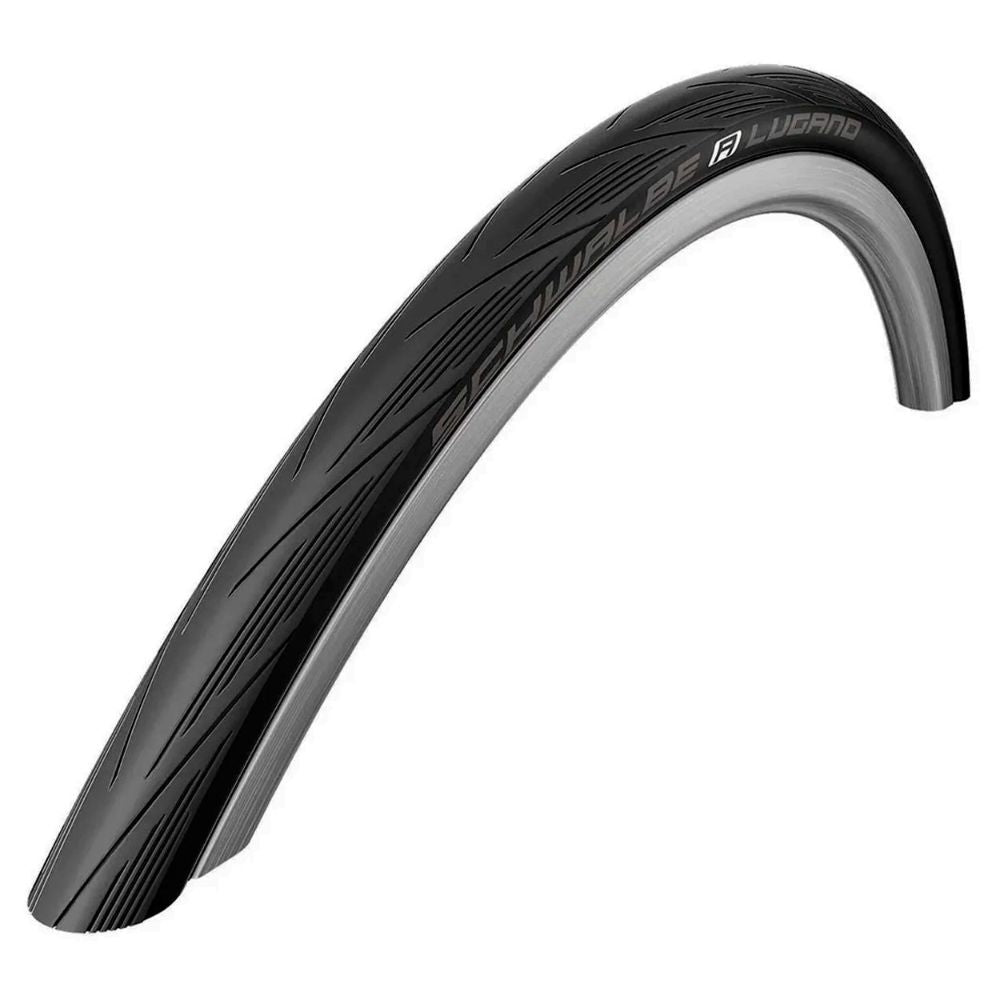 PNEU 700X25 SCHWALBE LUGANO II K-GUARD S/ ARAME - PRETO