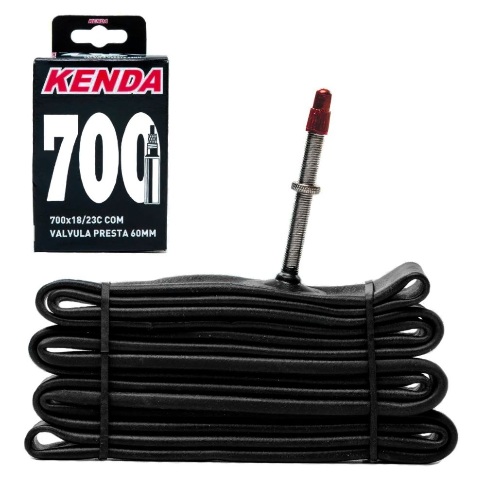 CÂMARA 700X18/23 EXTRA LONGA 60MM KENDA FV VALVULA FINA