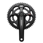 PEDIVELA SHIMANO FC-070 DUPLA ENGRENAGEM 34/50D 170MM (AFCA070C04X) - PRETO