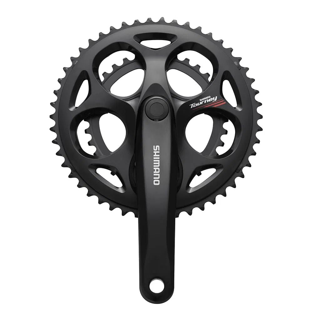 PEDIVELA SHIMANO FC-070 DUPLA ENGRENAGEM 34/50D 170MM (AFCA070C04X) - PRETO