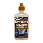 OLEO LUBRIFICANTE FINISH LINE CERAMIC P/ CORRENTE (120ML) - BRANCO/AZUL