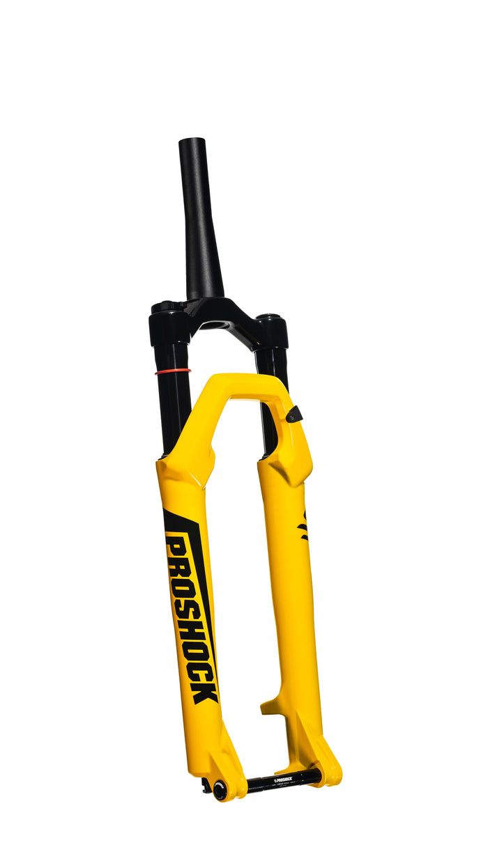 Suspensão Onix Trava No Crown Spider Aro 29 Tubo Tapered Eixo 15x100 Colors - Amarela / Tapered / 100mm