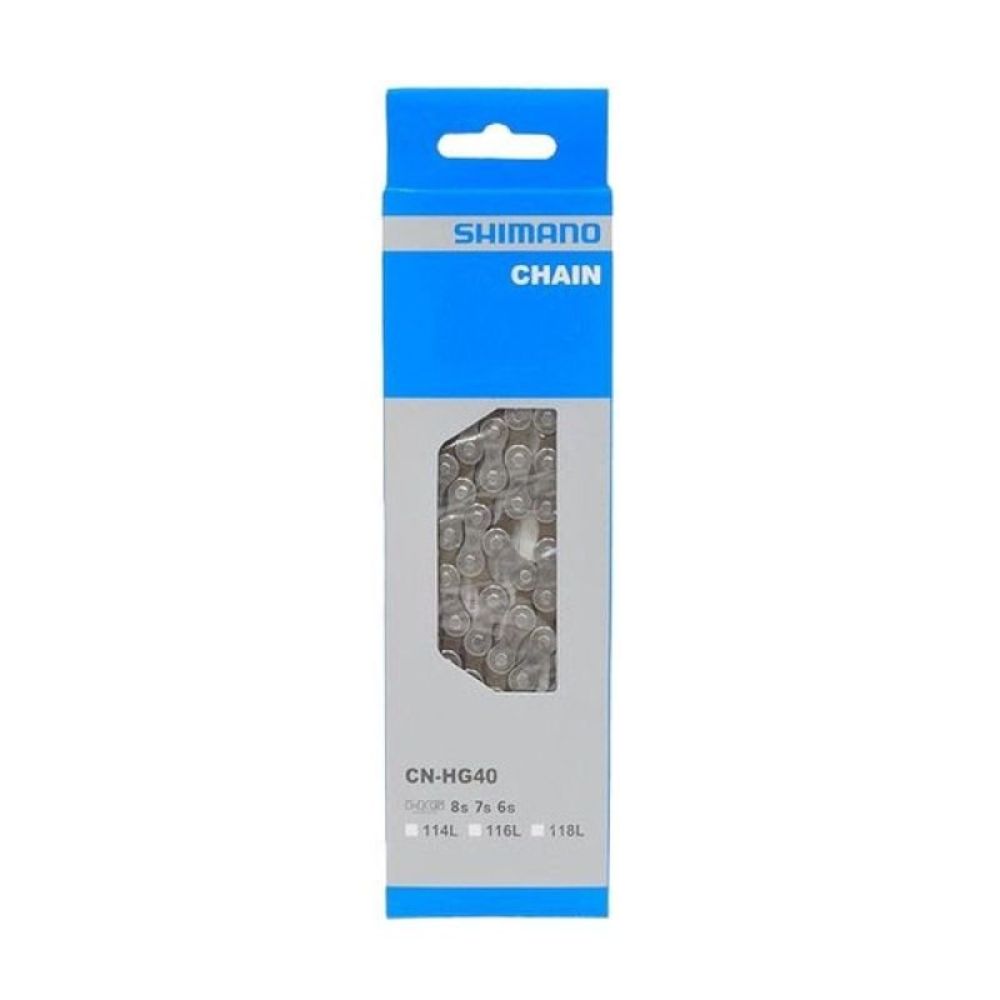 CORRENTE FINA SHIMANO CN-HG40 116L PARA 6V /  7V / 8V (ECNHG40116I)
