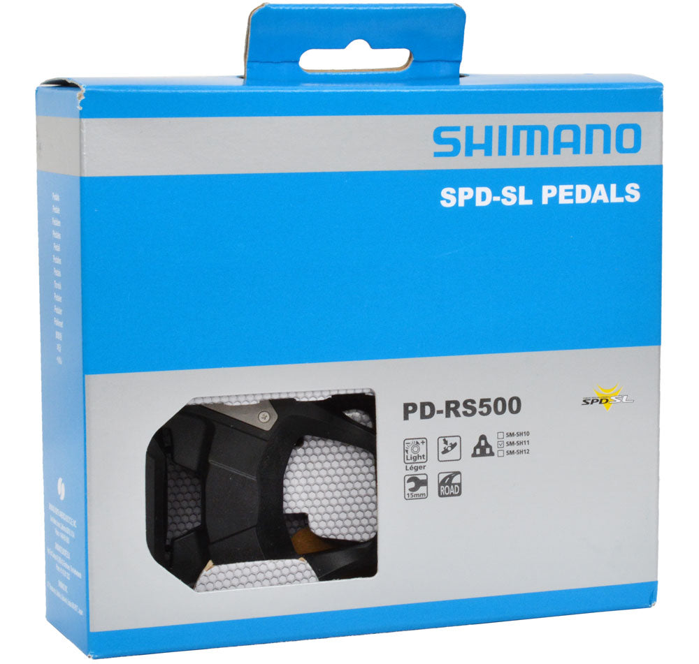 PEDAL CLIP SHIMANO SPEED RS500 COM TACOS - PRETO