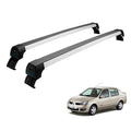 RACK DE TETO LONG LIFE SPORT ALUM. P/ RENAULT CLIO SEDAN/HATCH  4P 2000+ SYMBOL 2009+  (ARCL-4) - PRATA