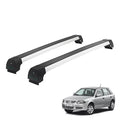 RACK DE TETO LONG LIFE SPORT ALUM. ANODIZADO P/ GOL G2, G3 E G4 (AG-4) - PRETO