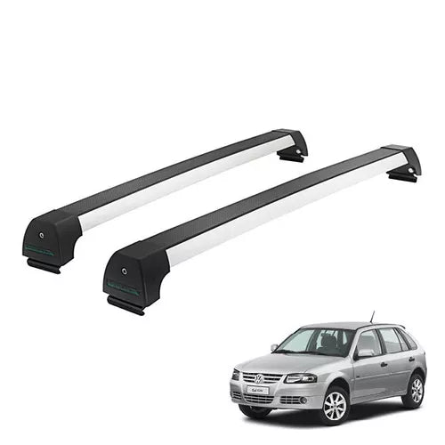 RACK DE TETO LONG LIFE SPORT ALUM. ANODIZADO P/ GOL G2, G3 E G4 (AG-4) - PRETO