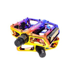 PEDAL PLATAFORMA FREESTILE 1/2 ALUMÍNIO ESFERADO COM REFLETOR RAINBOW