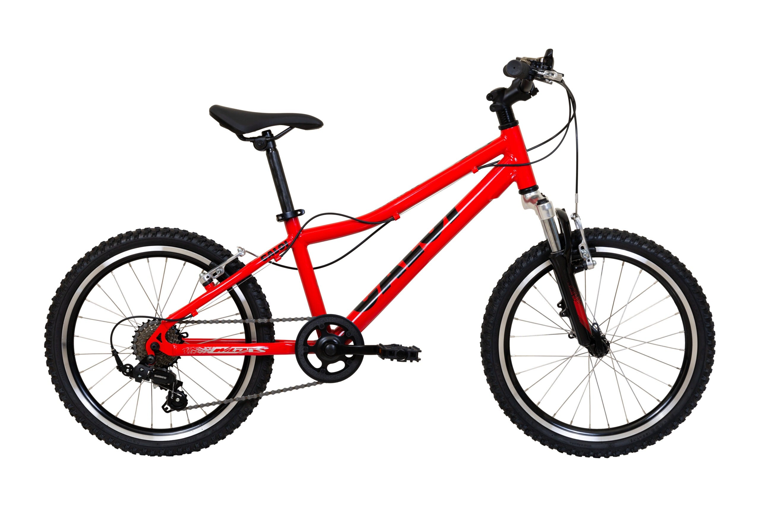 Bicicleta 20 Caloi Wild Xs Shimano 7v Vermelho