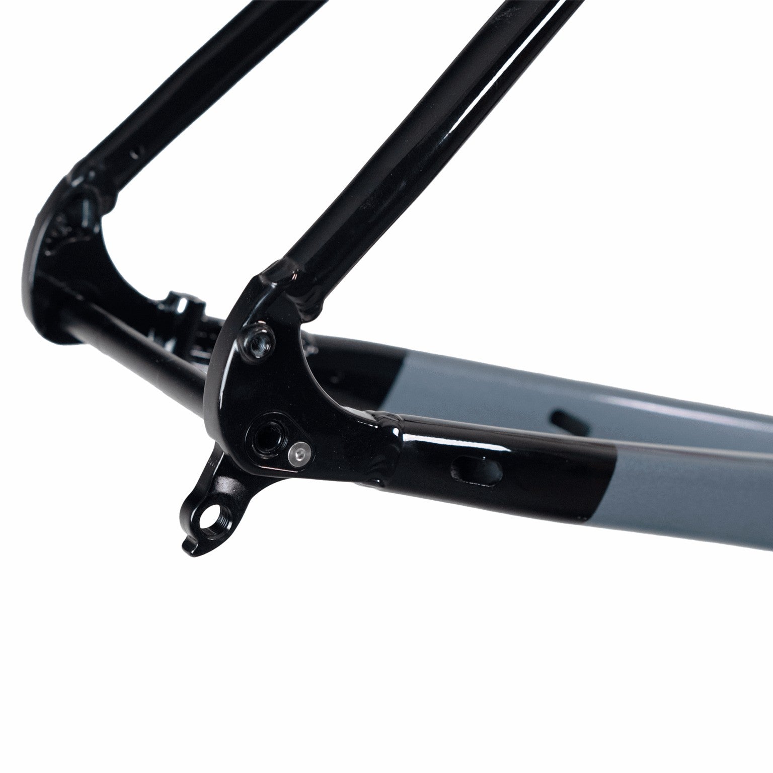 QUADRO TSW GRAVEL 700C ALUMÍNIO TAMANHO L CINZA/PRETO