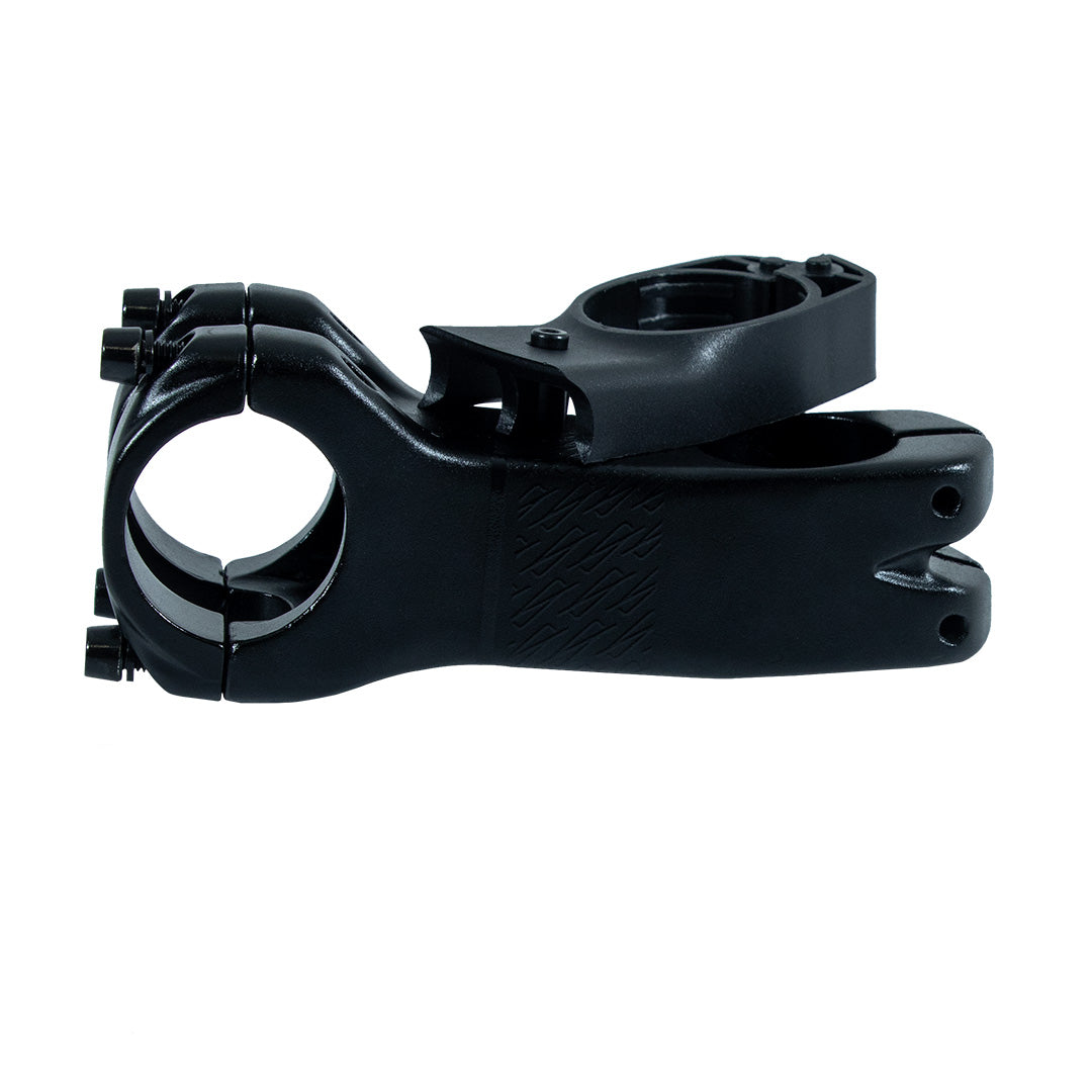 MESA AHEAD 31.8 TSW QUEST MTB 80MM 7º ALUM. C/ TAMPA E CABEAMENTO INTERNO - PRETO - 80mm
