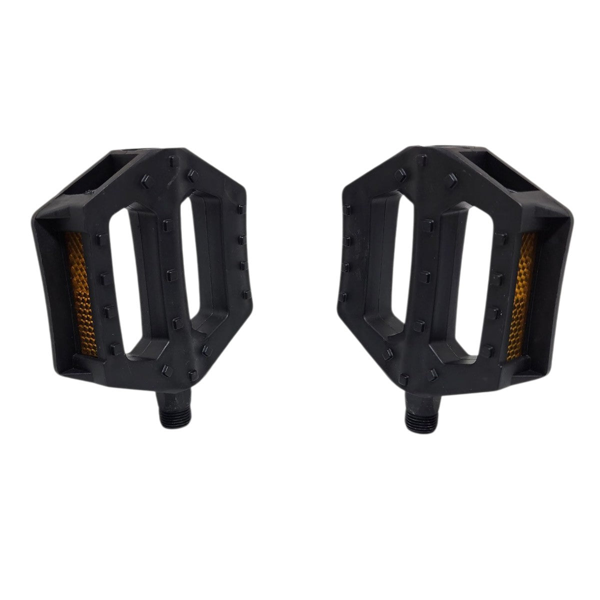 PEDAL PLATAFORMA 9/16 NYLON C/ REFLETOR BASIC PRETO