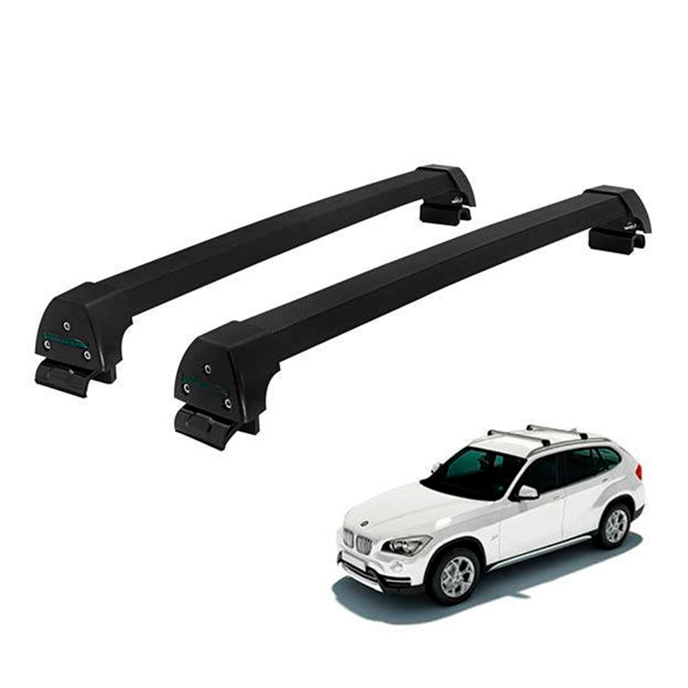 RACK LONG LIFE SPORT ALUM. PRETO P/ BMW X1 C/ LONG. DE 2013 A 2015 (PX1) - PRETO