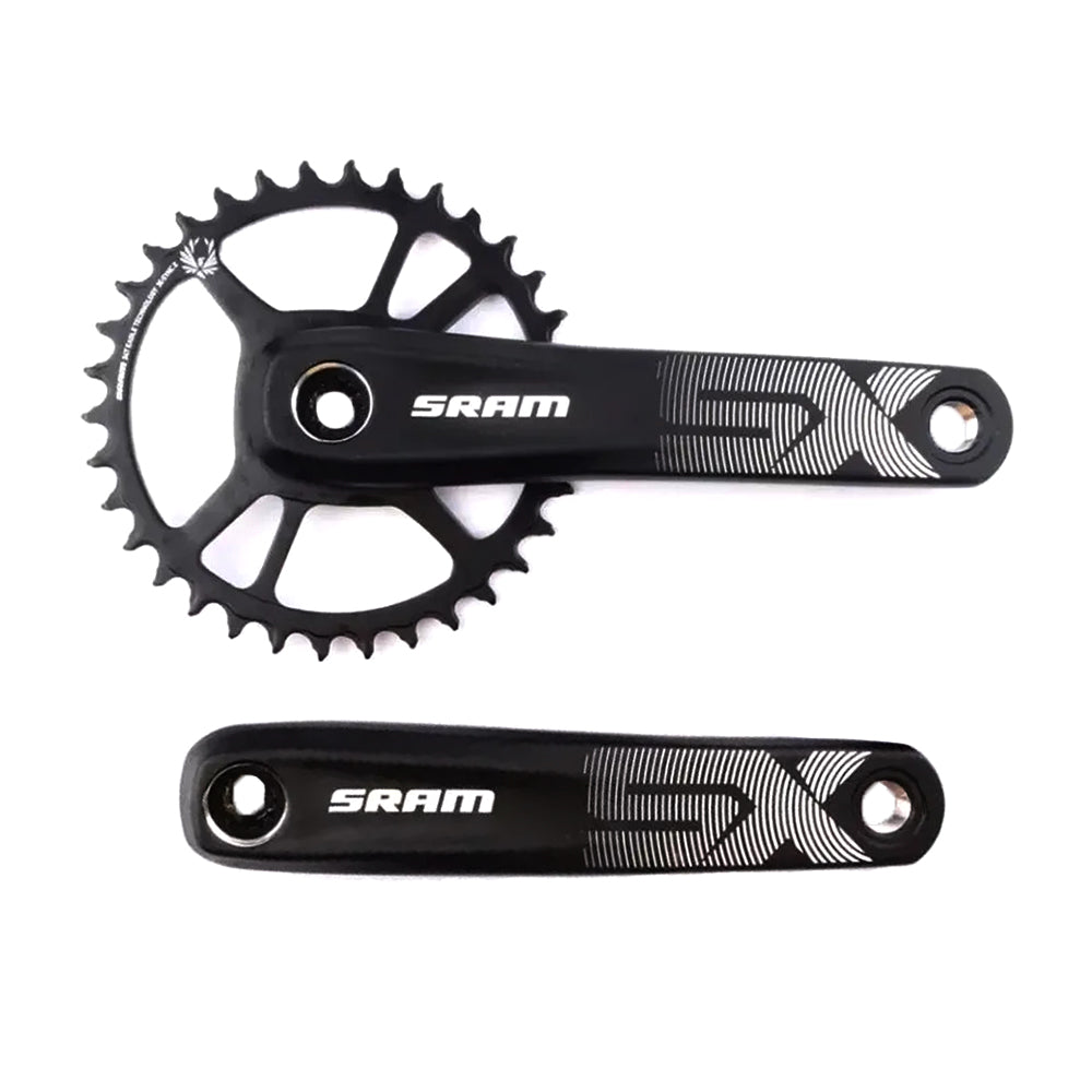 PEDIVELA SRAM SX EAGLE 12V POWER SPLINE 175MM C/ COROA 32D - PRETO