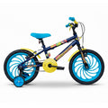 BICICLETA ARO 16 LAW MARCHETTI AÇO AZUL/AMARELO