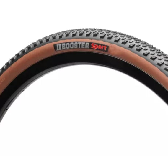 2 Pneus 29x2.20 Kenda K1227 Booster Sport 60tpi Preto/Marrom