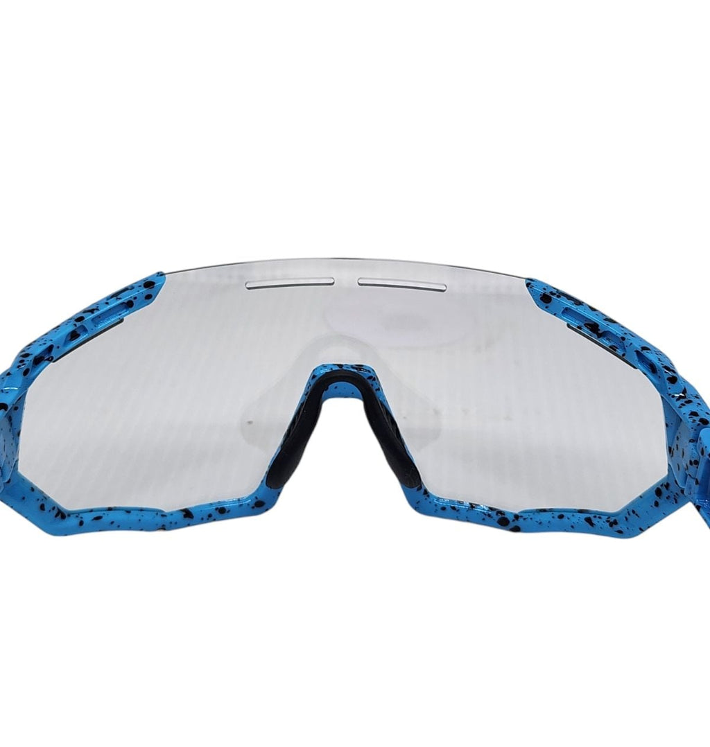 OCULOS CICLISMO KIDS ELLEVEN XQ547 LENTE FOTOCROMATICA AZUL