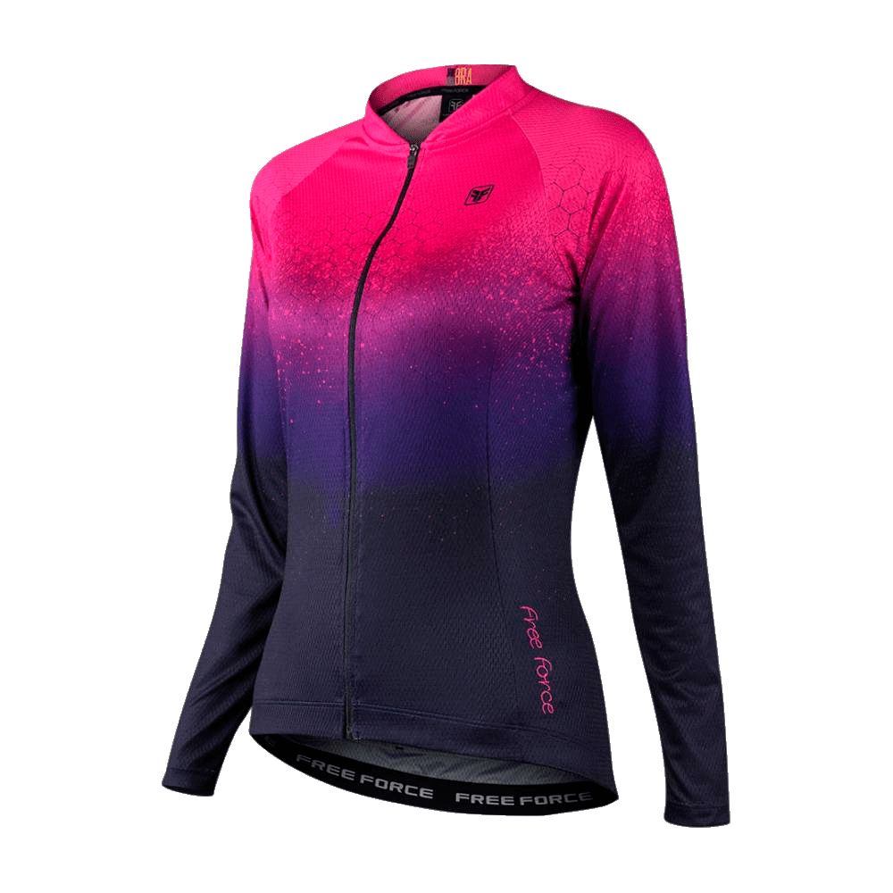 Camisa Cic. Manga Longa Free Force Sport Speckle Feminina