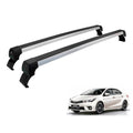 RACK DE TETO LONG LIFE SPORT ALUM. P/ TOYOTA COROLLA 2015-2019  (ACr15) - PRATA