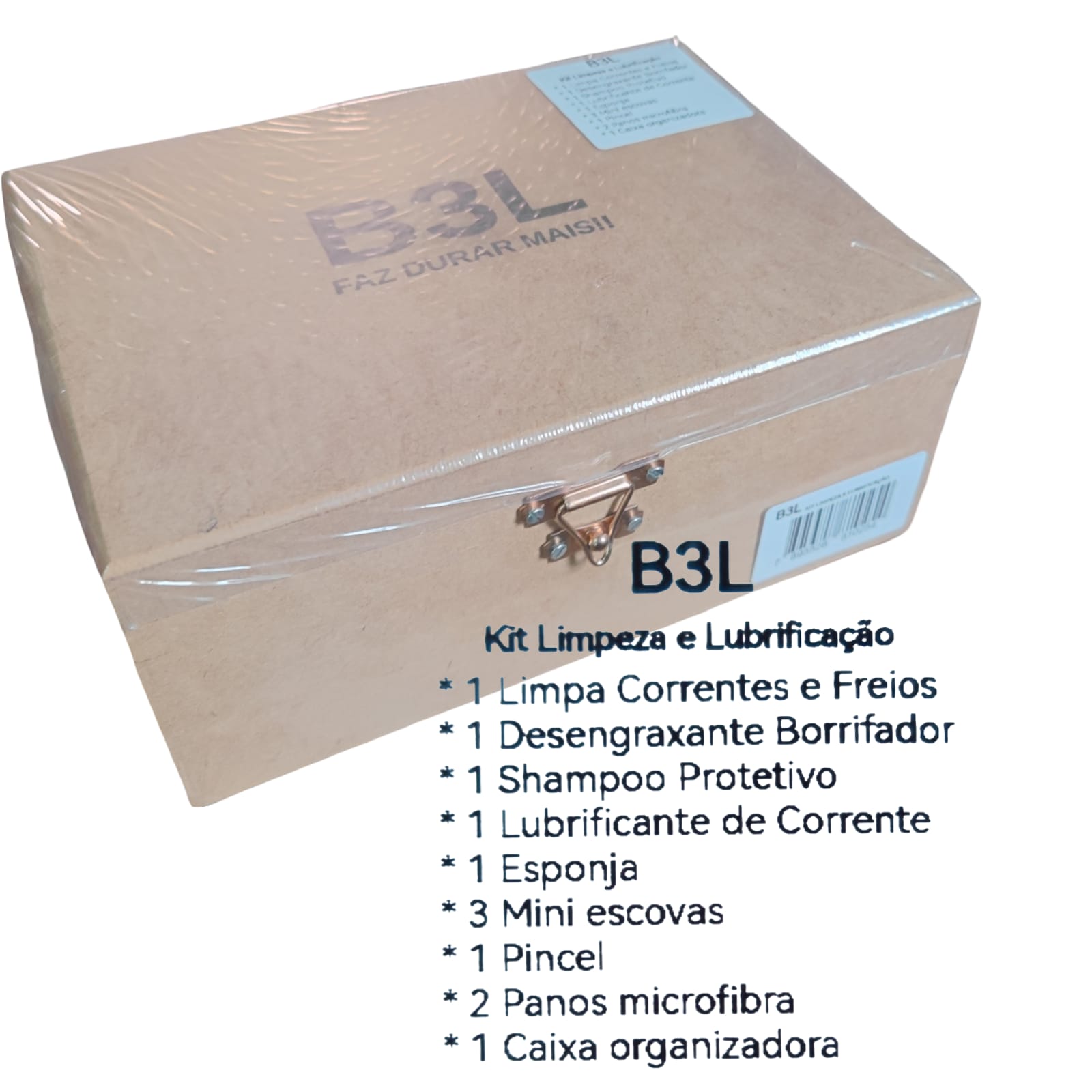 Kit De Limpeza E Lubrificacao Protetiva De Bikes B3l - 12 Itens