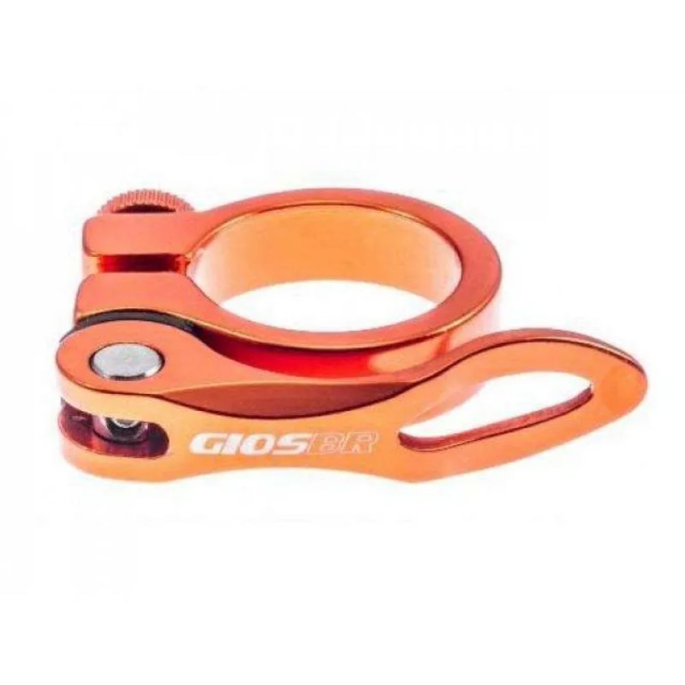 ABRAÇADEIRA DE QUADRO GIOS BLOCAGEM 34,9mm - LARANJA